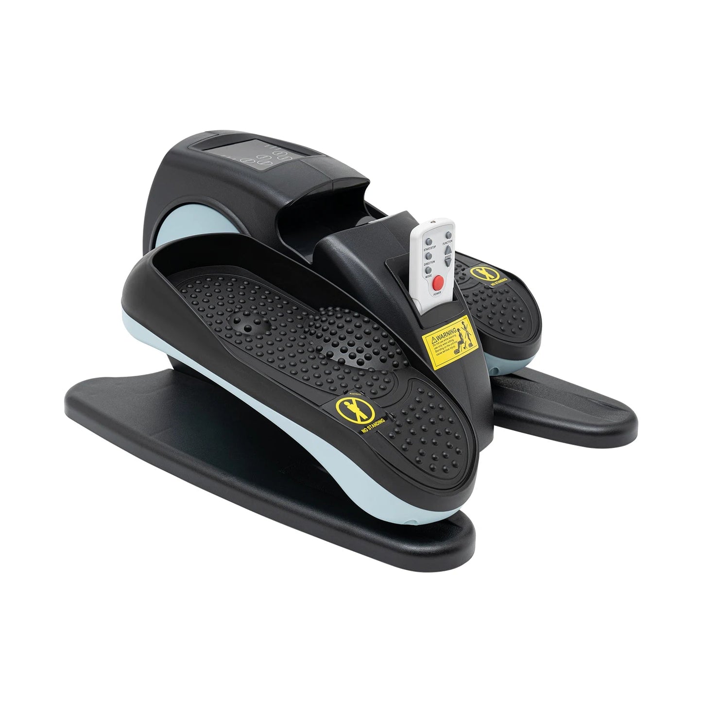 Portable Under - desk Elliptical Machine Rehab Electric Seated Leg - foot Pedal Exerciser with LCD Screen for Workout Exercise Blue - H. home supplies