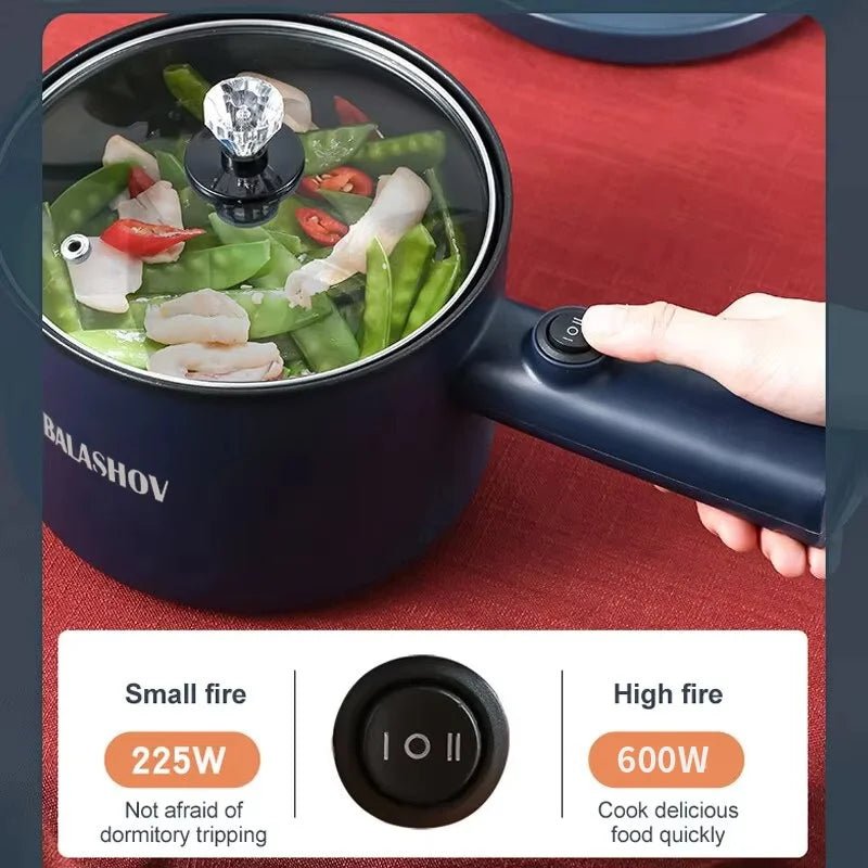220V Multifunction Cooker Household Single/Double Layer Hot Pot Electric Rice Cooker Student Dormitory Mini Non - stick Pan Pots - H. home supplies