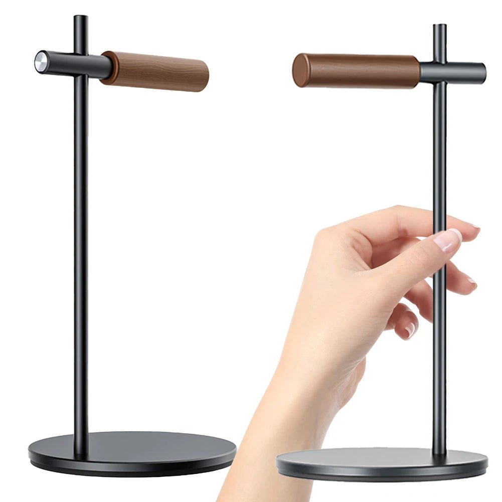 Aluminium Alloy Desk Earphone Stand Non - Slip Gaming Headset Stand Rack Detachable for Apple Vision Pro/Airpods Max/HyperX/Beats - H. home supplies