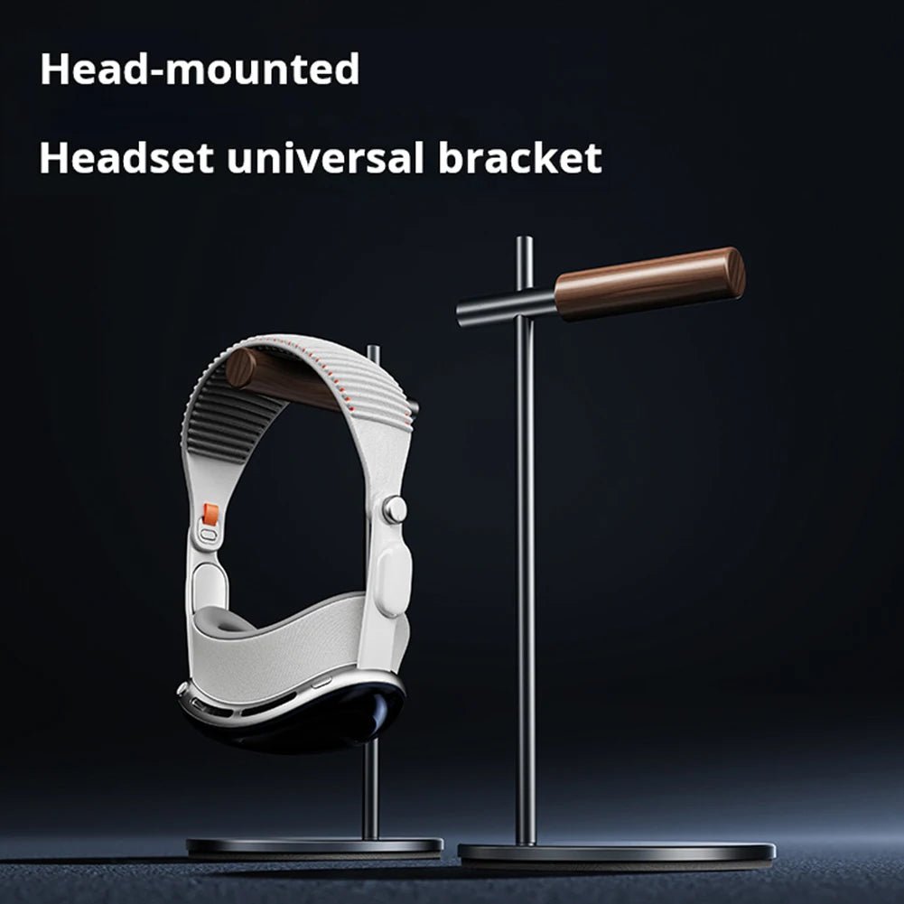 Aluminium Alloy Desk Earphone Stand Non - Slip Gaming Headset Stand Rack Detachable for Apple Vision Pro/Airpods Max/HyperX/Beats - H. home supplies