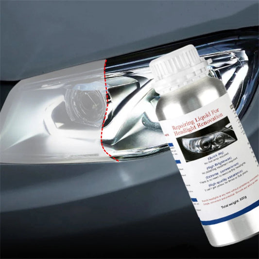 Car Headlight Liquid Polymer Polisher 800ML Car Headlights Polishing Renovation Repair Tool Light Restoration Besteam Auto Part - H. home supplies