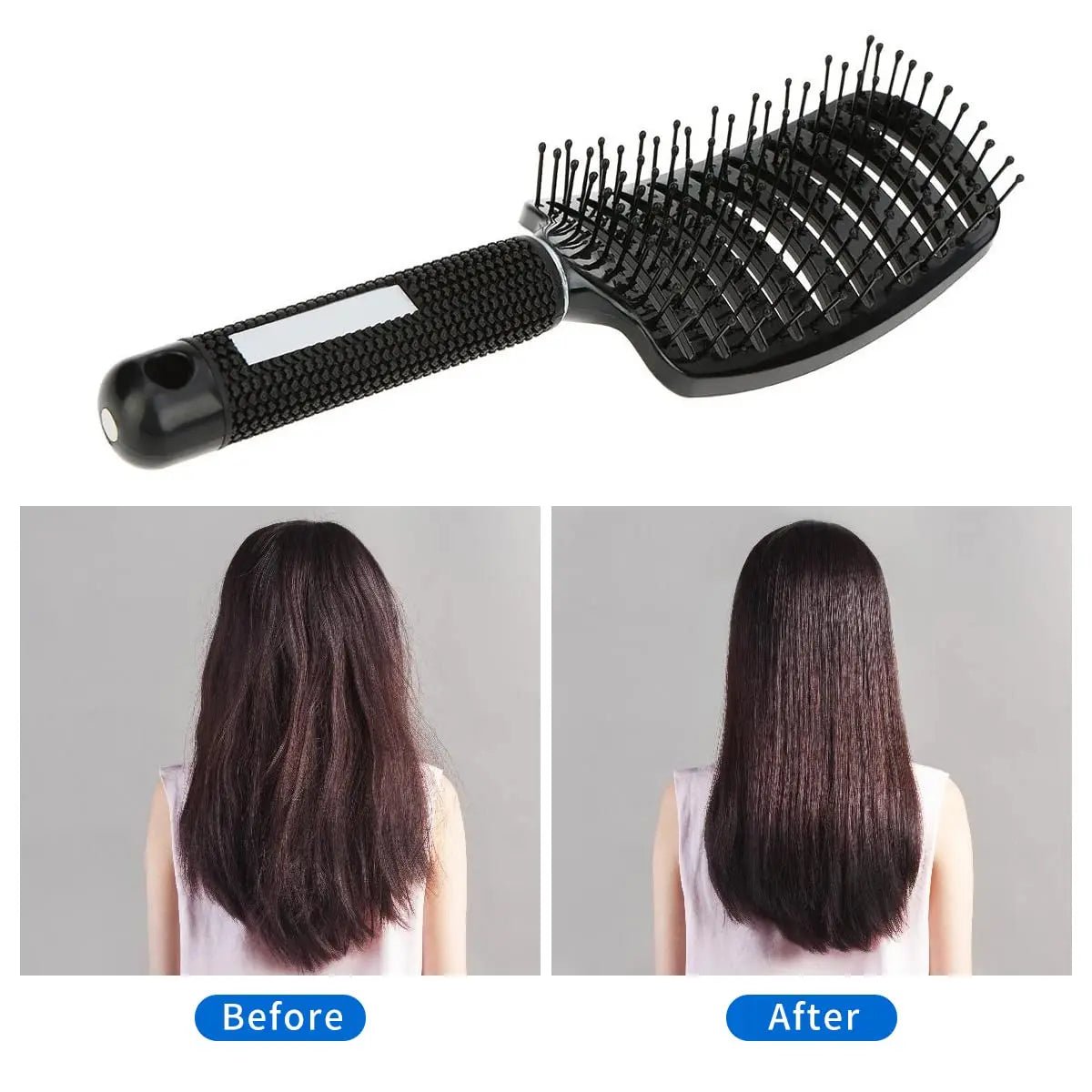Hair Detangling Massage Brushes Women Magic Hair Scalp Massage Comb Fast Drying Hair Straight Professional hair styling tools - H. home supplies