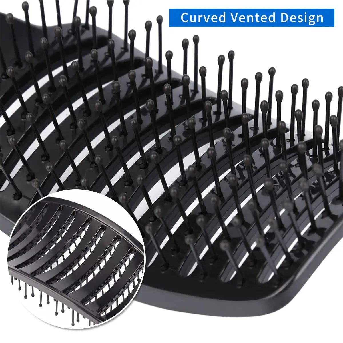 Hair Detangling Massage Brushes Women Magic Hair Scalp Massage Comb Fast Drying Hair Straight Professional hair styling tools - H. home supplies