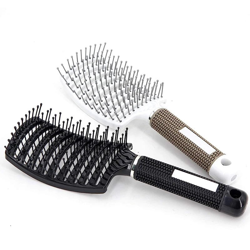 Hair Detangling Massage Brushes Women Magic Hair Scalp Massage Comb Fast Drying Hair Straight Professional hair styling tools - H. home supplies