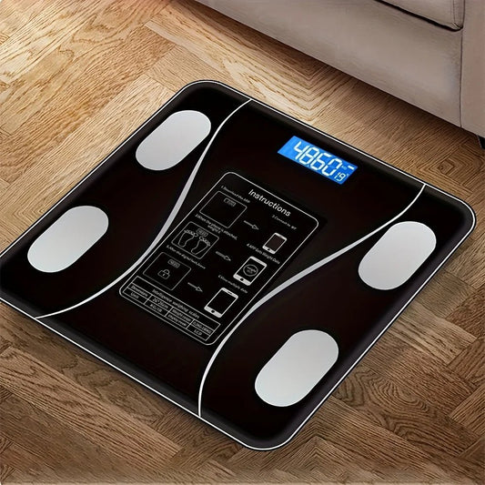 Intelligent electronic scale with LCD display screen, precise weight measurement, battery powered (excluding battery) - H. home supplies