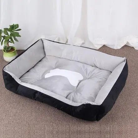 Large Pet House Dog Bed Cat Mat Long Plush Deep Sleeping Warm Soft Small Dog Cushion Calm Beds for Puppy Chihuahua - H. home supplies