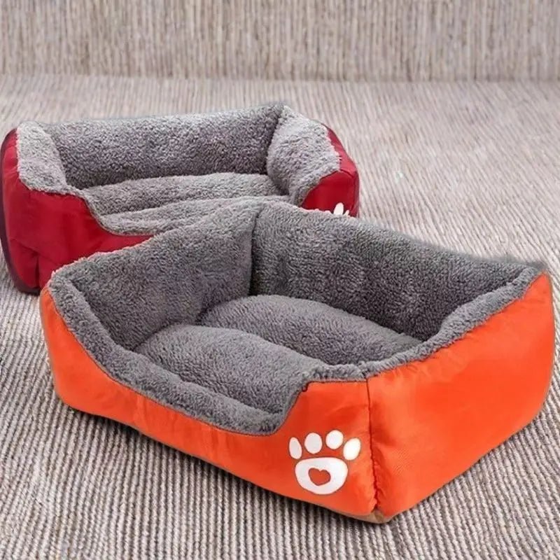 Large Pet House Dog Bed Cat Mat Long Plush Deep Sleeping Warm Soft Small Dog Cushion Calm Beds for Puppy Chihuahua - H. home supplies