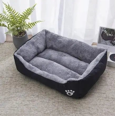 Large Pet House Dog Bed Cat Mat Long Plush Deep Sleeping Warm Soft Small Dog Cushion Calm Beds for Puppy Chihuahua - H. home supplies