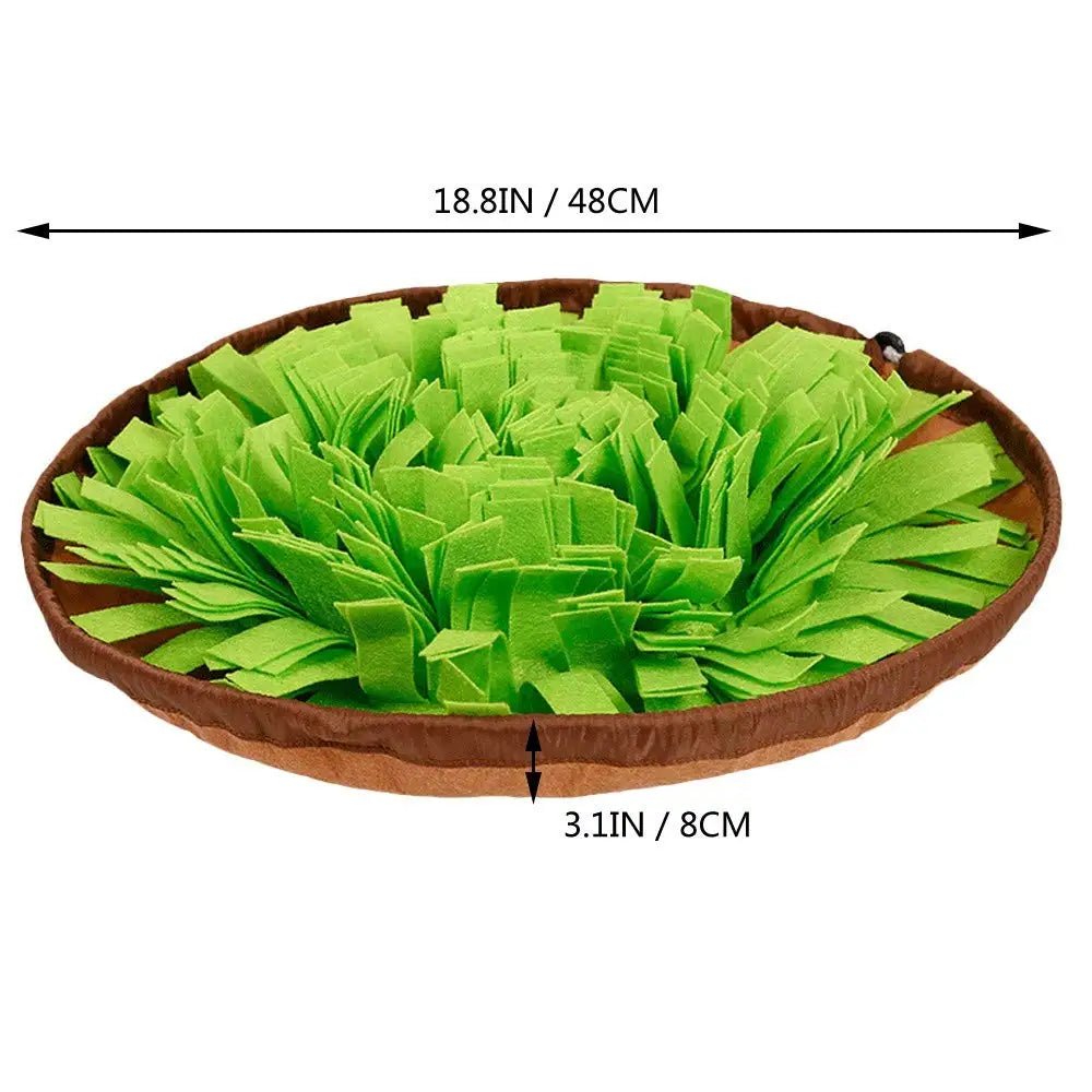 Pet Snuffle Mat for Dogs, Interactive Feed Game for Boredom, Encourages Natural Foraging Skills for Cats Dogs Bowl Travel Use - H. home supplies