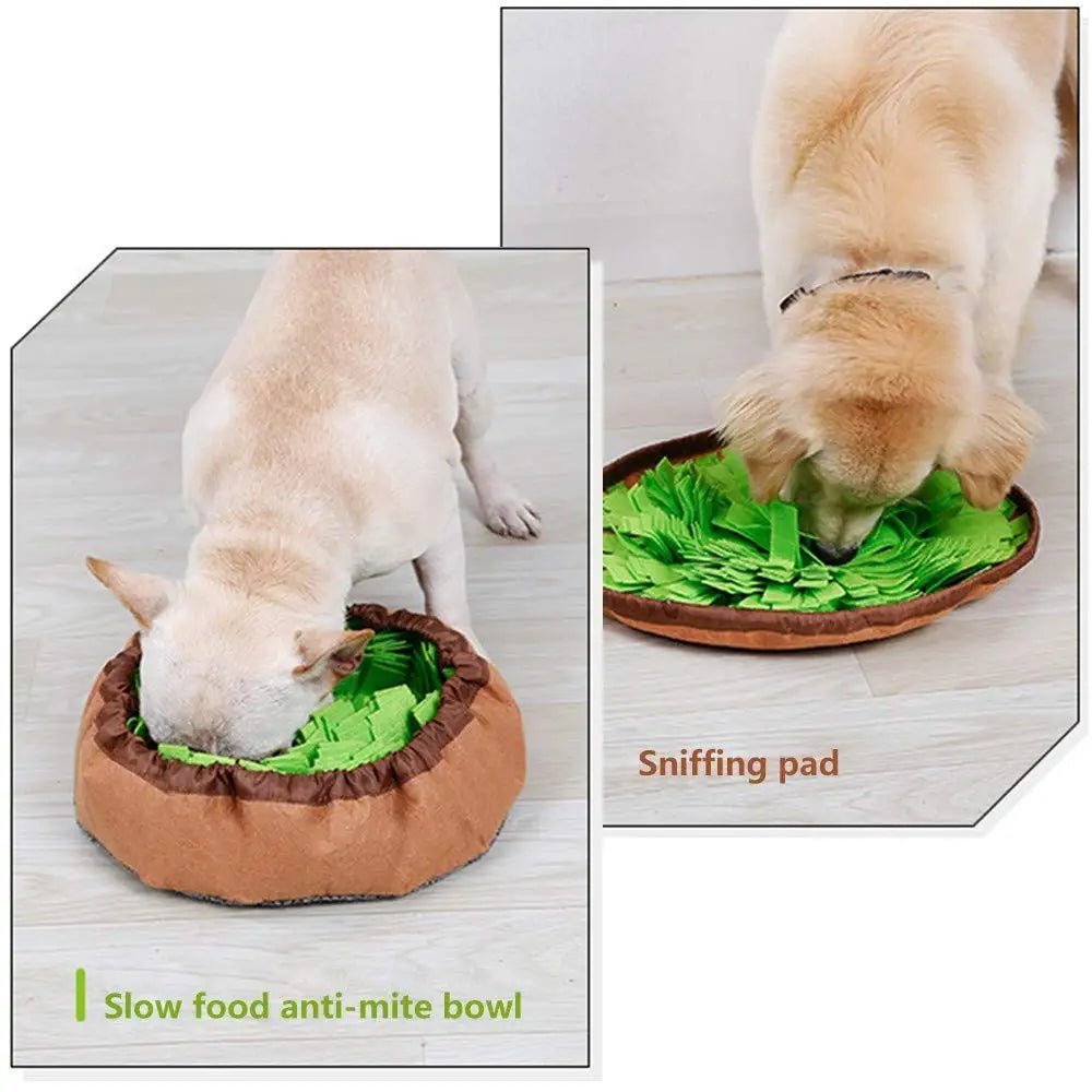 Pet Snuffle Mat for Dogs, Interactive Feed Game for Boredom, Encourages Natural Foraging Skills for Cats Dogs Bowl Travel Use - H. home supplies
