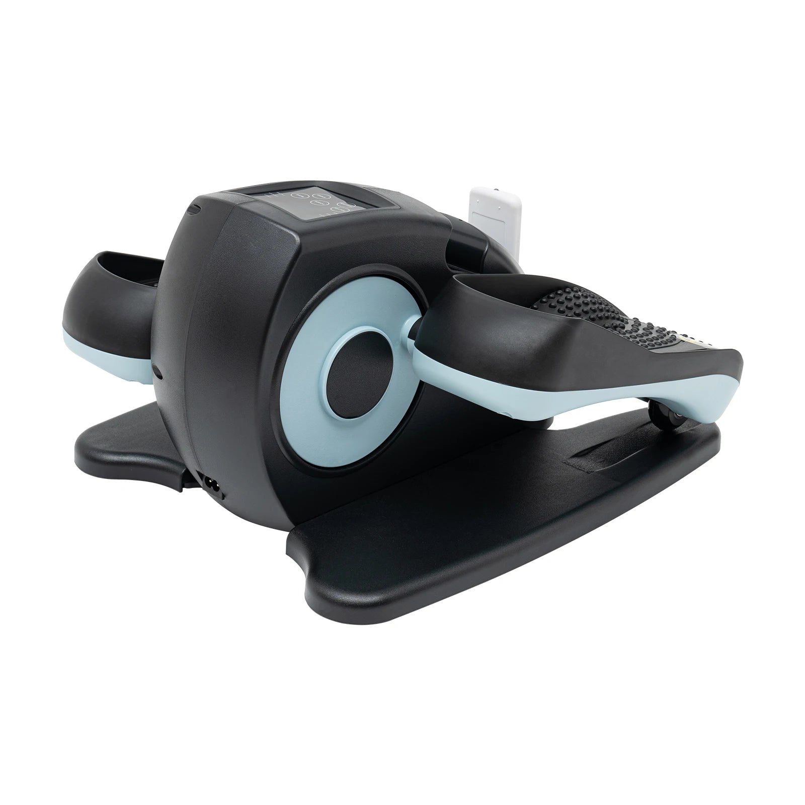 Portable Under - desk Elliptical Machine Rehab Electric Seated Leg - foot Pedal Exerciser with LCD Screen for Workout Exercise Blue - H. home supplies