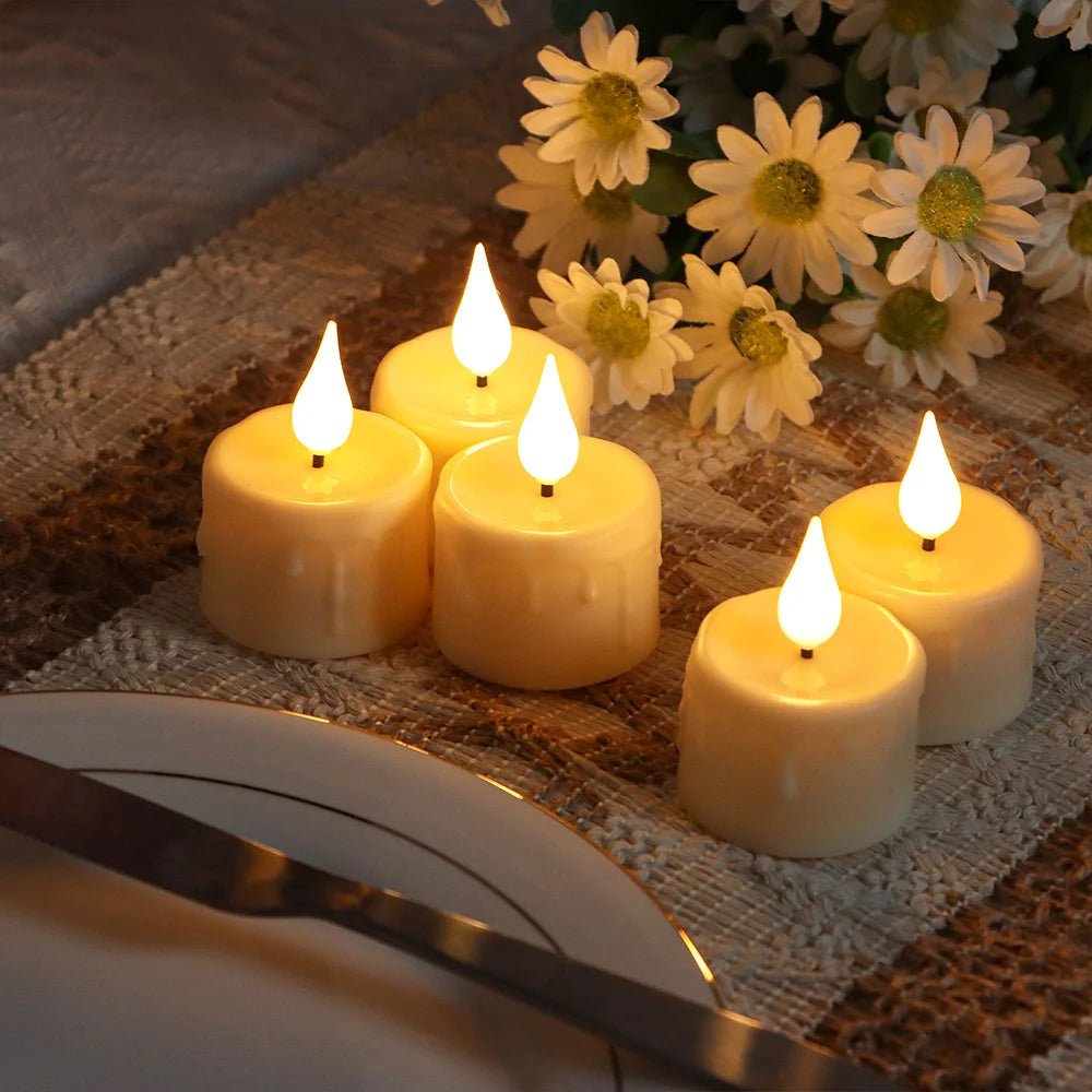 Rechargeable Candle Lamp With Remote Control LED Candles For Room Decor Birthday Home Decor Festival Decoration Flameless Candle - H. home supplies