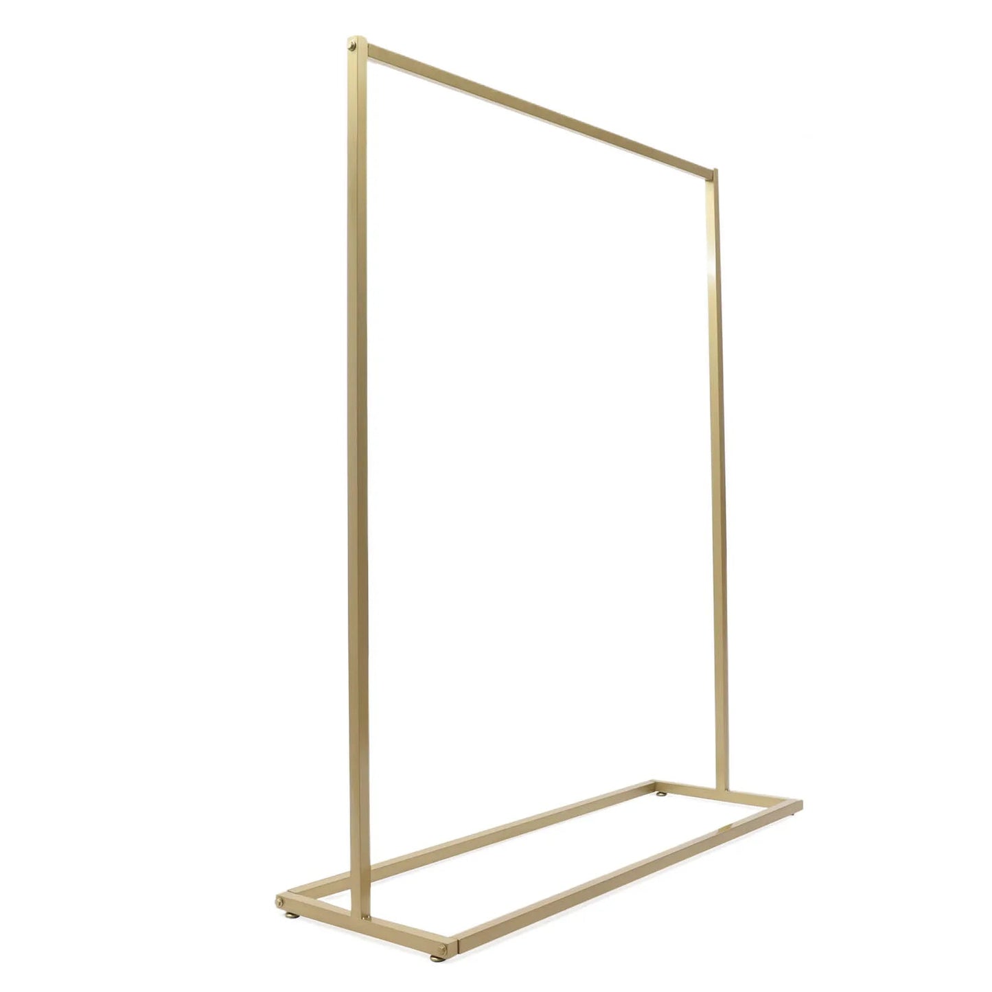 Retro Garment Dress Hanging Display Stand Metal Clothes Rack Clothes Hanger Gold Heavy Duty Metal Garment Rack Modern Clothing - H. home supplies