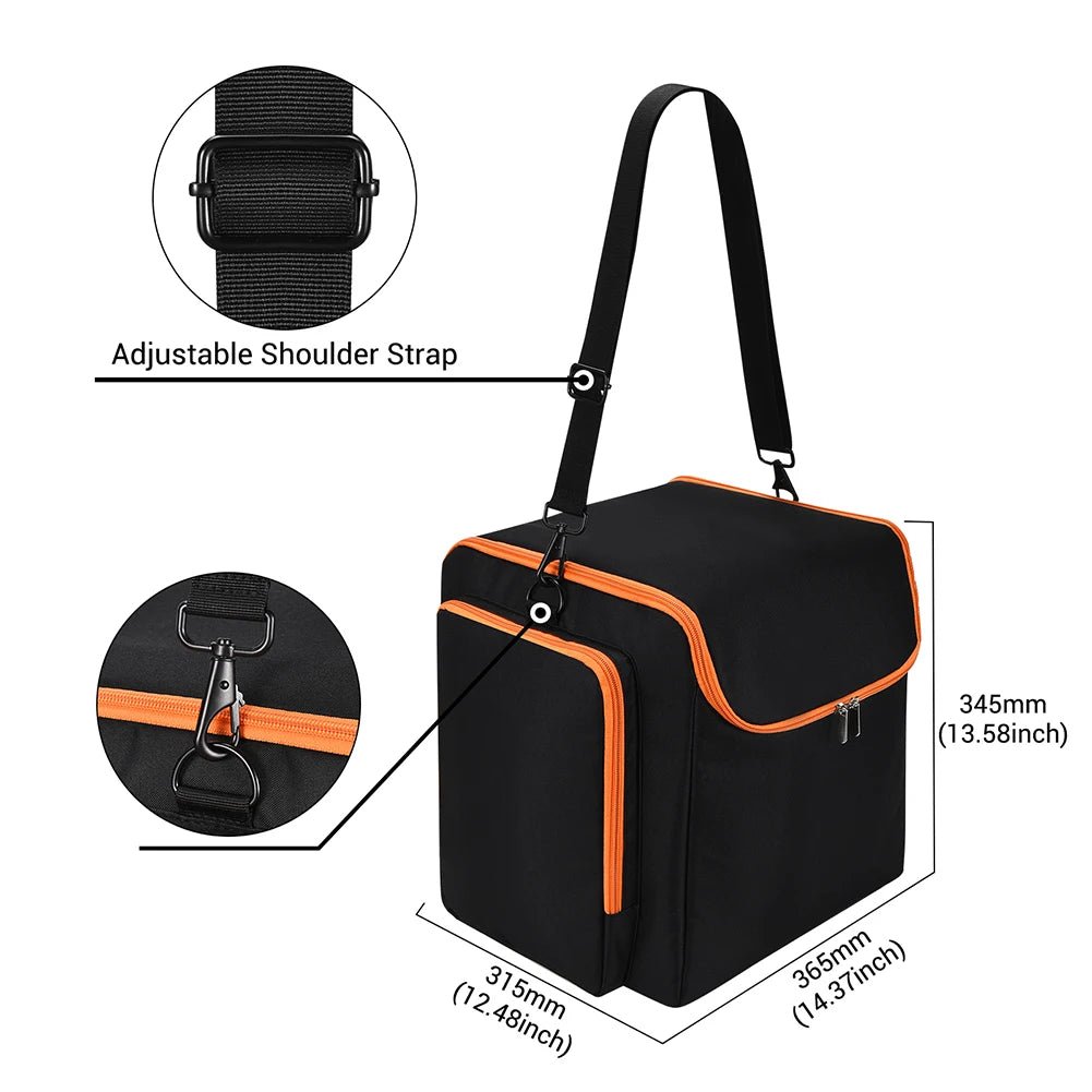 Travel Carrying Case for JBL Partybox Encore Essential Speaker Protective Case Speaker Tote Bag with Shoulder Strap & Pockets - H. home supplies